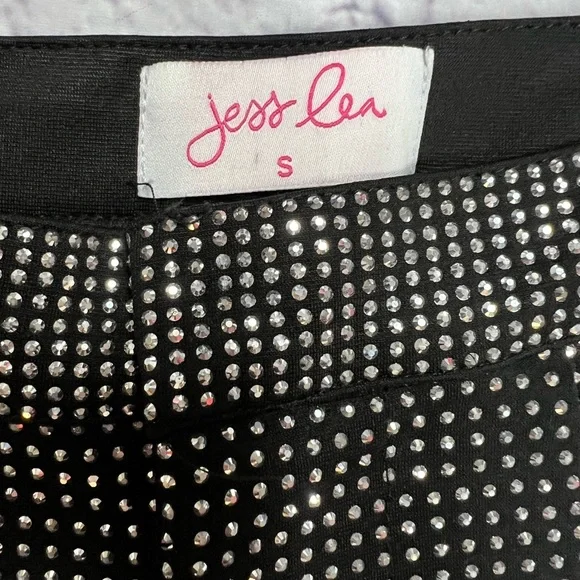 Black and Rhinestone Pants - Picture 2 of 6